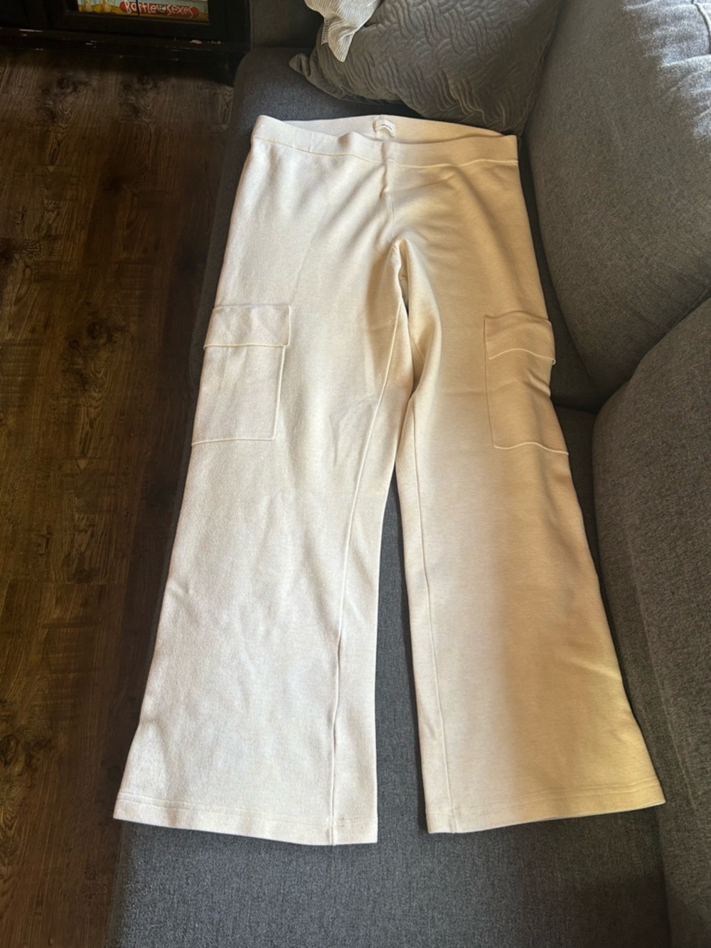 Wilfred Atlantis Cream Knit Jogger Cargo Pants XL